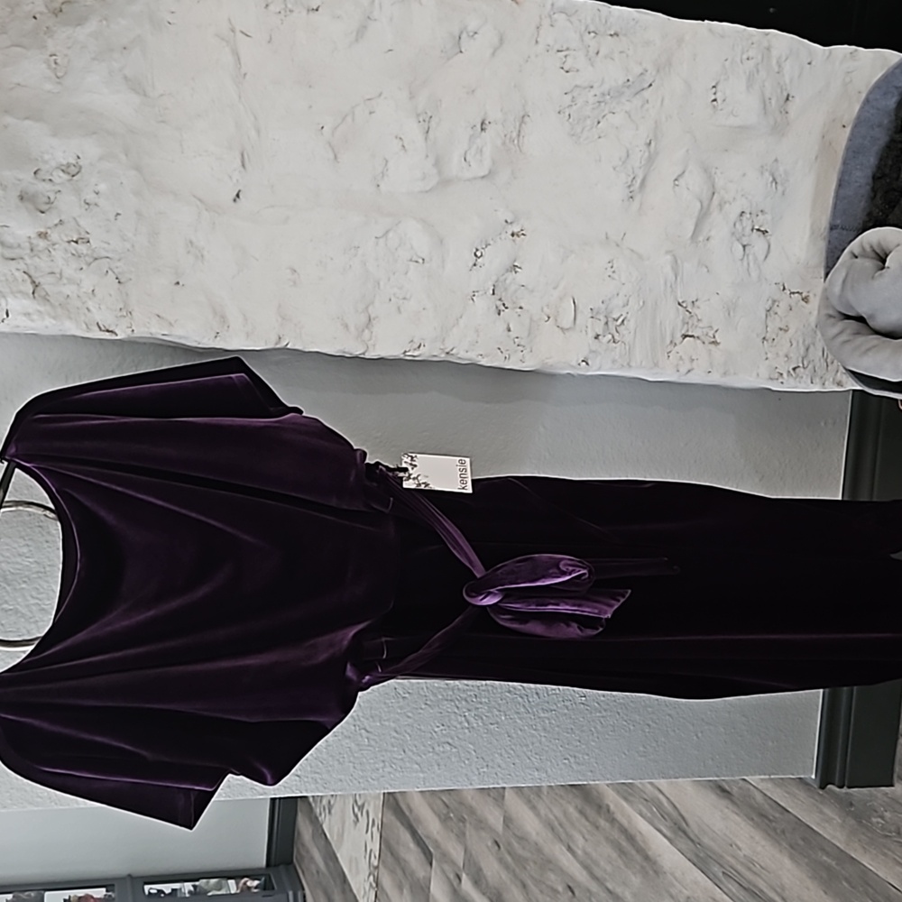 Kensie Blouson Velvet Dress - Picture 4 of 8